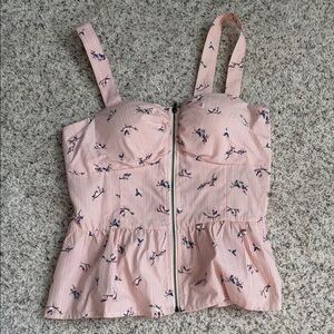 Floral Pink Women's Top